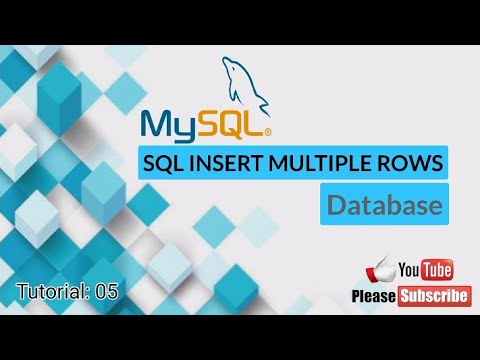 How To Insert Multiple Row Data In Mysql Database Sql Insert Multiple Row Command Tutorial