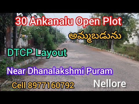 Open Plot For Sale in Near Dhanalakshmi Puram Nellore 8977160792