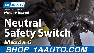 How To Remove Neutral Safety Switch 02-07 Mazda 6