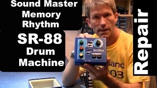 Video thumbnail for Sound Master SR-88 vintage analog drum machine repair MF#54 by markusfuller