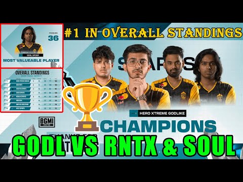 🇮🇳GODLIKE CHAMPIONS🏆RNTX Trophy Snatched by GODL🏆Pure Destruction🥶 Insane Comeback🔥Manya 1v4 Clutch😱