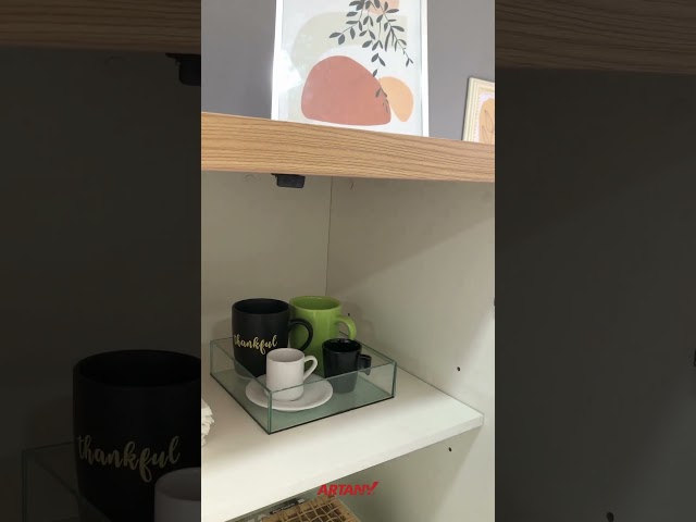 Armário para Escritório Toq 2 Portas 3 Prateleiras Olmo/Branco - Artany