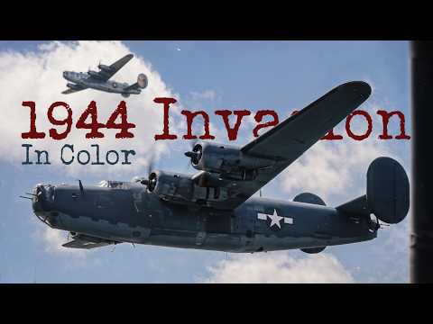 D-Day & The Liberation of France: Surviving the Sniper Fire | Rare WWII Historical Color Footage