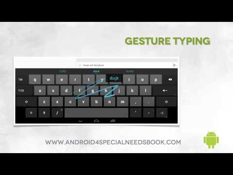 Gesture Typing - Lesson 25 - Android Accessibility Features Course