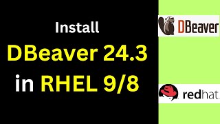 Download the video "How to Install dbeaver 24 3 5 on RHEL and connect PostgreSQL MySQL | 2025 Updated"