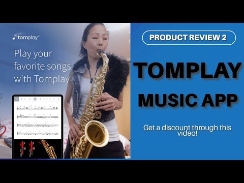 Tomplay Review 🎵 | The Interactive Sheet Music App for Saxophone & More