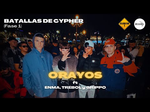 O'RAYOS ft ENMA, TREBOL y GRIPPO - Fase 1 | Batallas de Cypher | #KM0Cypher × #LegadoLatino