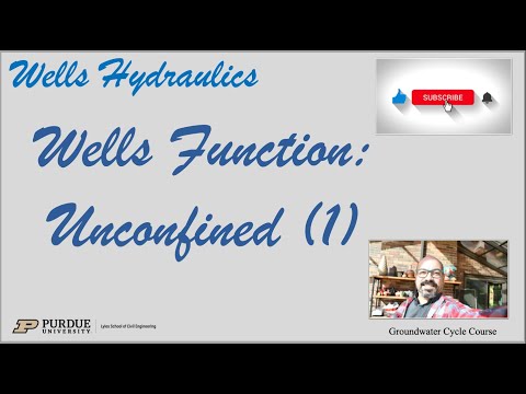 Wells Function: Unconfined Aquifer (1)