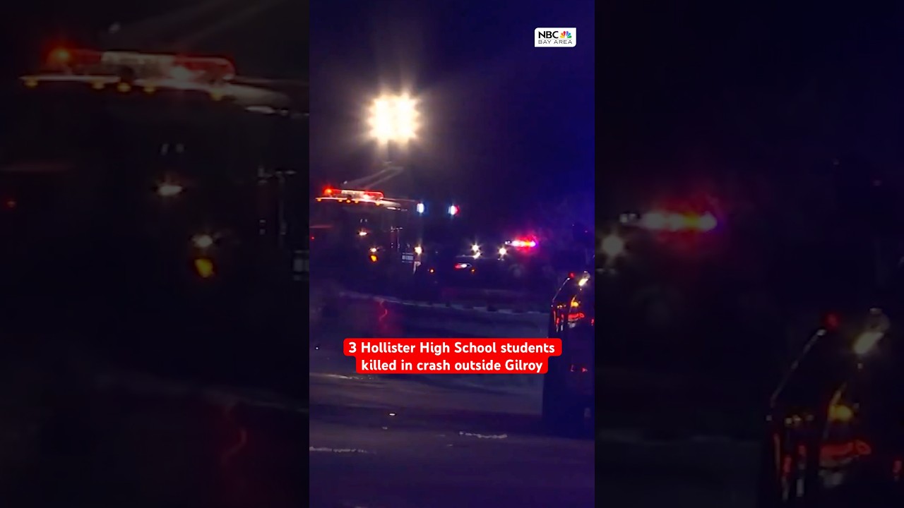 3 Hollister High School students killed in crash outside #Gilroy • #BayArea