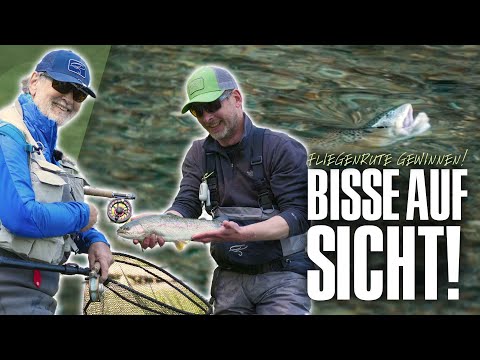 Sight fishing on what might be Germany's best trout river! Win a fly rod! 🎣