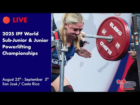 🔴 LIVE: Men SJ 120-120+kg & Jr 120+ classic - World Sub-Jr & Junior Powerlifting Championships 2025