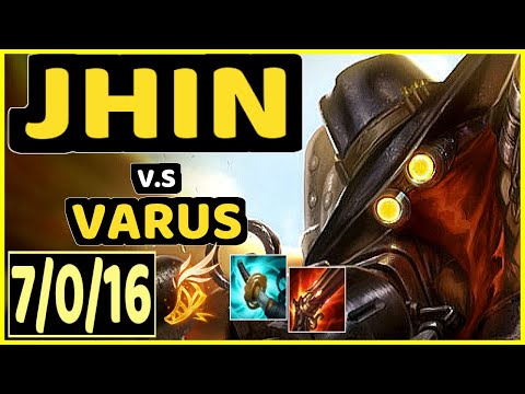 REKKLES (JHIN) vs VARUS - 7/0/16 KDA BOTTOM ADC CHALLENGER GAMEPLAY - EUW