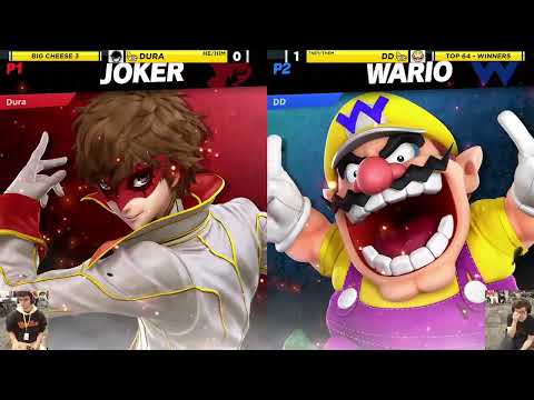 Big Cheese 3 SSBU: Dura vs DD (Joker vs Wario) - Winners Top 12