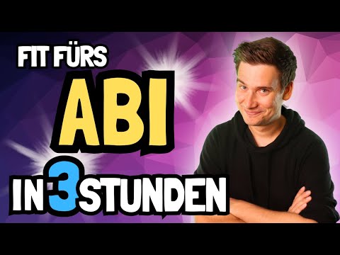 Fit for the math Abitur in 3 hours: My study plan | How to Math Abitur 2024