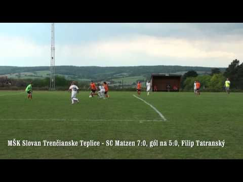 MSK Slovan Trencianske Teplice - SC Matzen 7:0, gol na 5:0  Filip Tatransky, Kronberg 2012