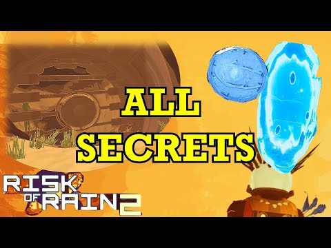 Opening the desert door SOLO, lunar coin & blue portal droprates & more - Risk of Rain 2 secrets