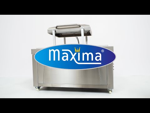 Maxima Gastro Vakuumiergerät - 60 cm Siegelbalken - W76 x D60 x H16 cm Doppelkammer