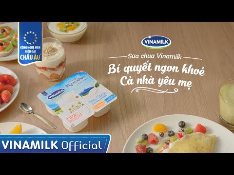 Quảng cáo Sữa chua Vinamilk Trắng - Bí quyết ngon khỏe, cả nhà yêu mẹ