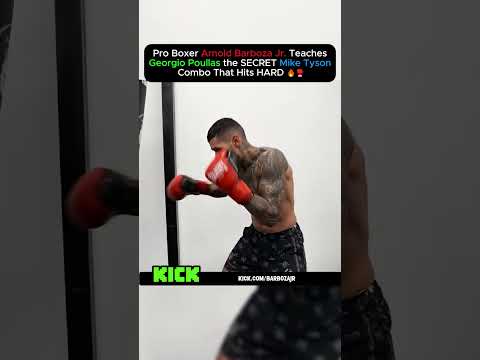 Pro Boxer Arnold Barboza Jr. TeachesGeorgio Poullas the SECRET Mike Tyson Combo That Hits HARD 🔥🥊