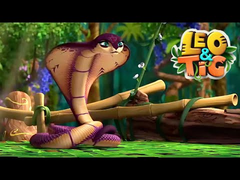 Leo and Tig  🦁  The Snake Charmer  🐯  Best episodes  🦁  Funny Family Good Animated Cartoon for Kids