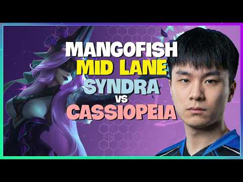 MangoFish Syndra : His DEVASTATING Mechanic is CRUSHING Diamond Elo - Engsub