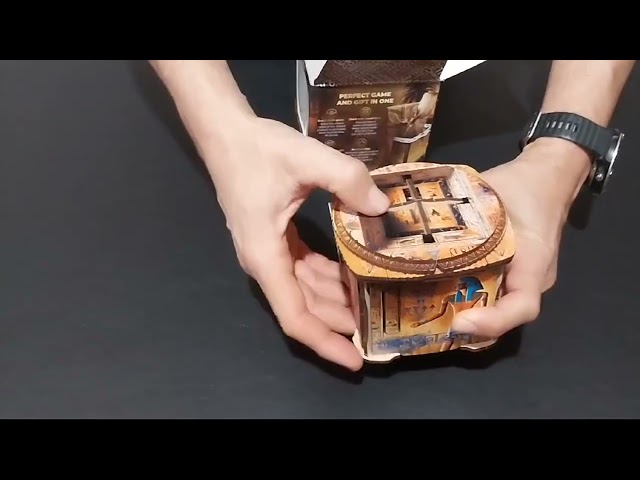 Vídeo relacionado con ESC WELT Wooden Secret Lock Box - Caja de Regalo Creativa para Dinero, vales, Tarjetas de Regalo - Juego de Cajas de Madera 3D - Juego de Rompecabezas de Regalo - Caja de Regalo para Adolescentes y