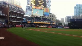 8 year old Dana Lee Ryan sings National Anthem at Petco Park San Diego Padres