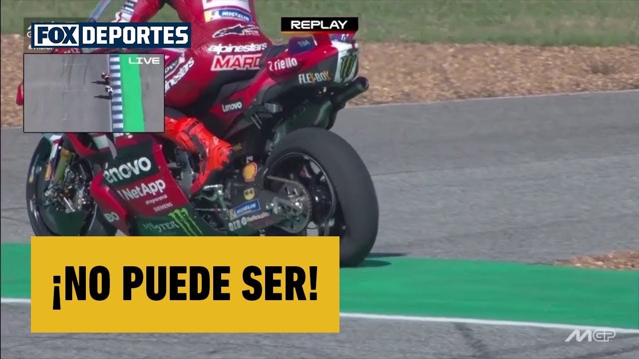 😳🔥 ¡NO PUEDE SER! Marc Márquez parece haber sufrido un pinchazo | Moto GP