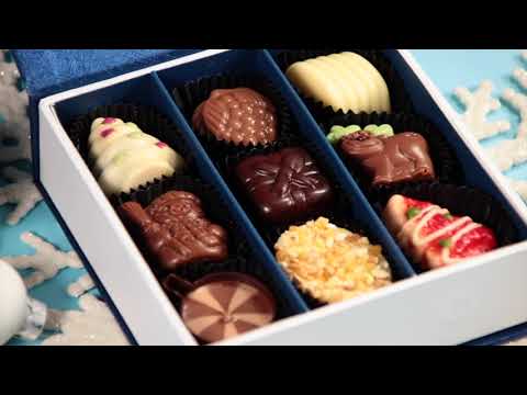 Bombonierka Christmas Finesse Blue no.2