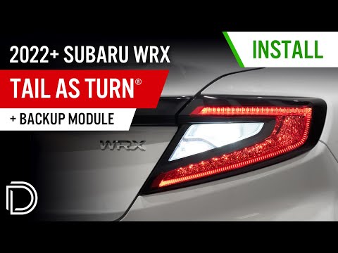 Quick Install: 2022+ Subaru WRX Tail as Turn® +Backup Module | Diode Dynamics
