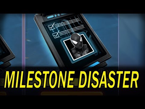 Milestone Disaster - Symbiote Spider-Man Milestones - MARVEL Strike Force - MSF