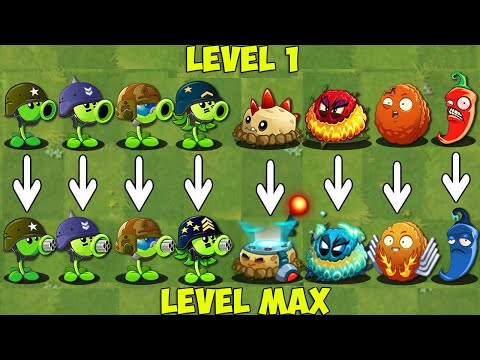 30 ONCE & PEA Plants Battlez - Who WIll WIn? - PVZ 2 Plant vs Plant