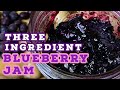 THREE INGREDIENT Blueberry Jam | The BEST HOMEMADE Blueberry Jam | Angela’s Green Cuisine