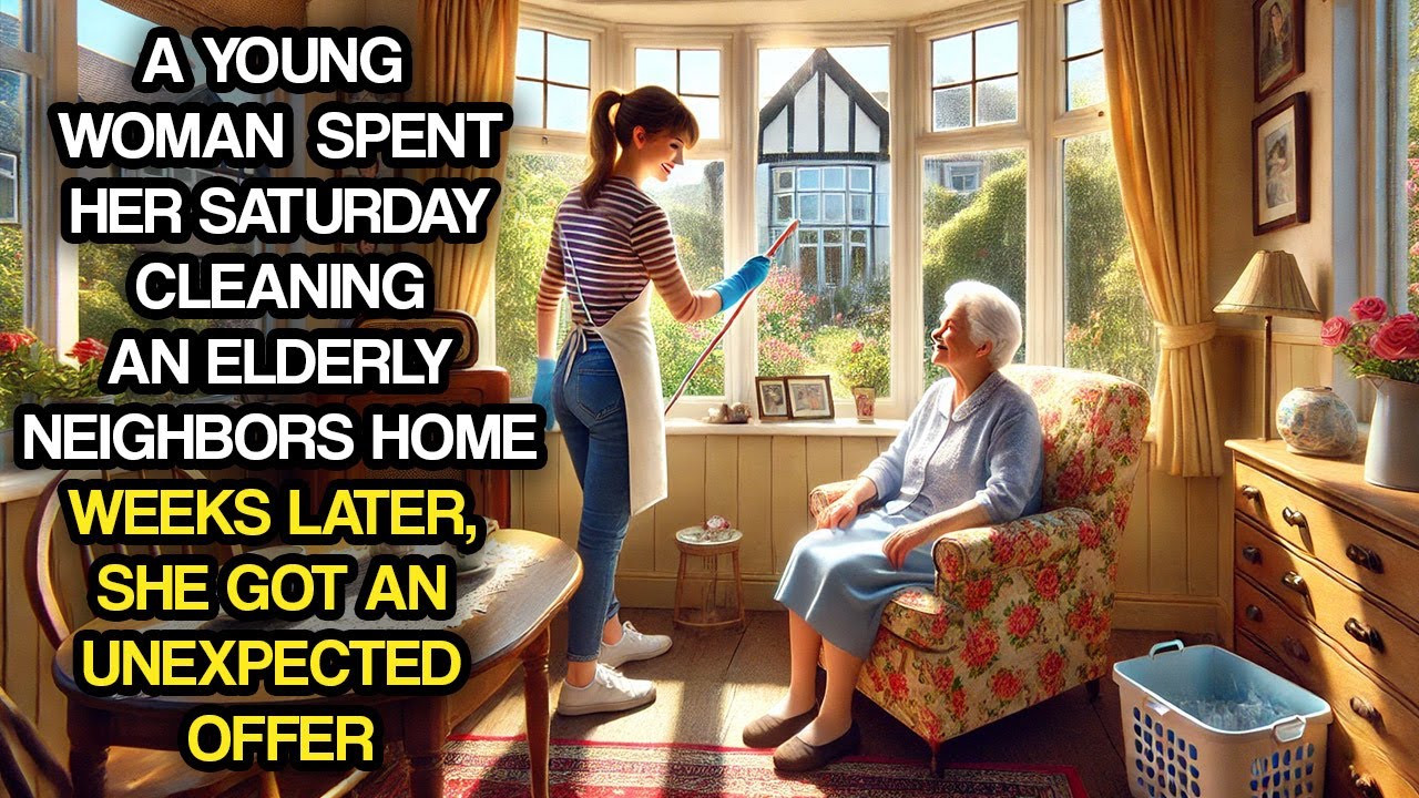 A Woman Spent Her Saturday Cleaning an Elderly Neighbor's Home. Later, She Got an Unexpected Offer