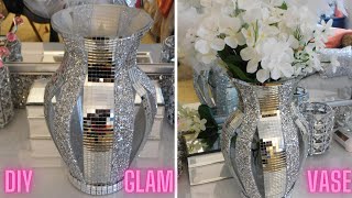 Easy "GLAM" Diy Mirrored Vase / Centerpiece Idea