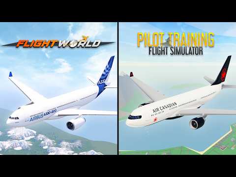 PTFS vs FLIGHT WORLD - Roblox