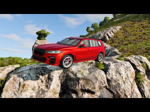 Cliff Drops Car Crash Compilation - BeamNG.drive