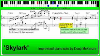 'Skylark' -  Solo jazz piano tutorial