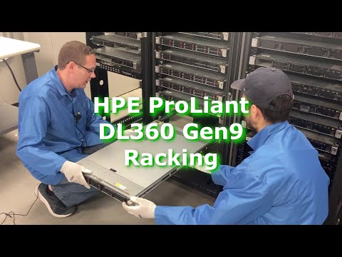 HPE ProLiant DL360 Gen9 | サーバーのラックへの取り付け方法 | サーバーラック | スライディングレール | ラックマウントサーバー