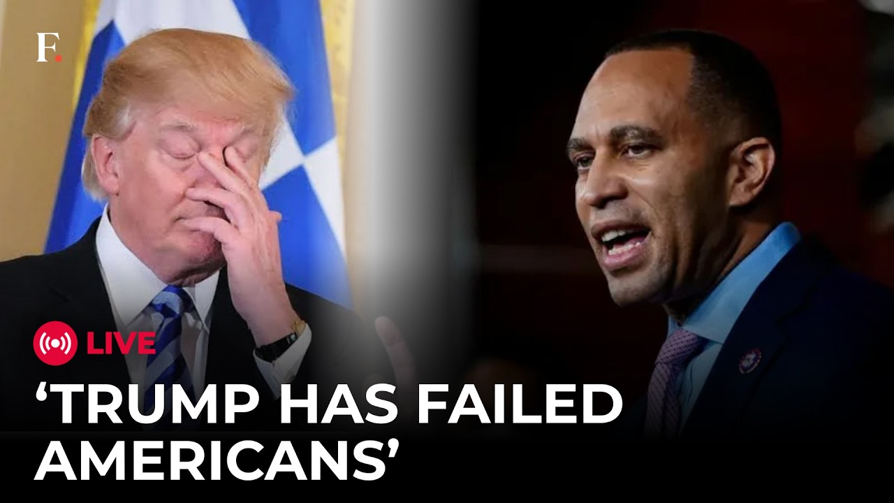 LIVE: Hakeem Jeffries Blasts Trump Over Iran War and ICE Crackdown | Donald Trump