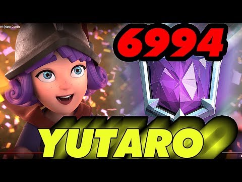 Yutaro  6994  Live ladder Push | Best Player 3 MUSKETEER Ice golem deck