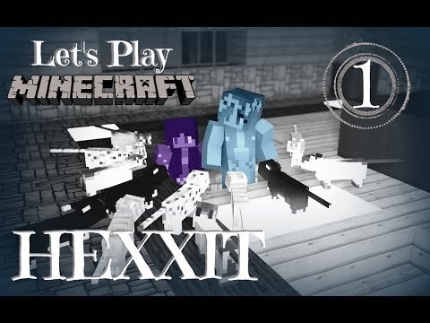 Let's Play Minecraft: Hexxit Part 1 (A New Start) w/Kissabuni
