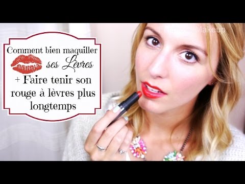 comment appliquer du rouge a levre