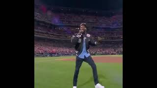 RAPPER MEEK MILL PERFORMS DREAMS &amp; NIGHTMARES AT WORLD SERIES&#39; GAME 5 FOR NATIONAL BASEBALL LEAGUE!