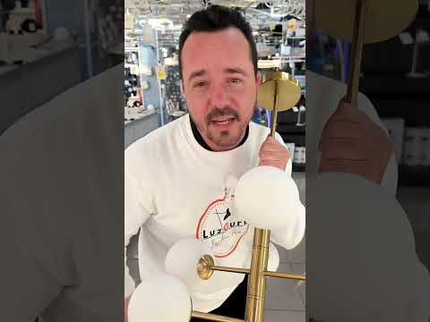 Vídeo de Lámpara Cosmica Latón 4 Luces | AJP / Alemar | Ref: 11457 | LUZGURU