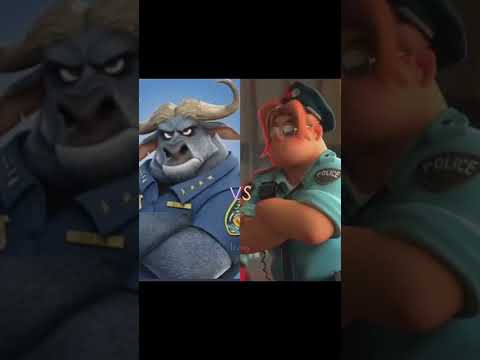 Zootopia Vs The bad guys.