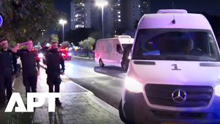 WATCH: Convoy Arrives in Tel Aviv Carrying Bodies of Hostages Returned by Hamas | APT
