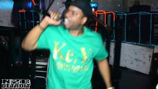 Ke.Y. Raw Heat Records (open mic video) N2B Detroit..
