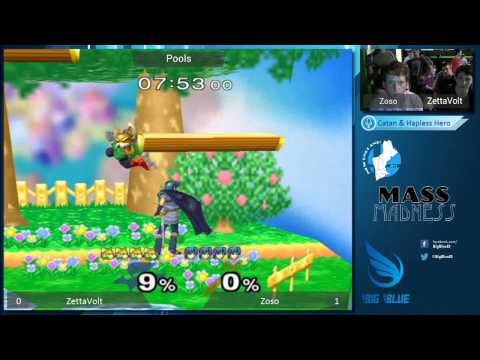 MMMM3 Pools - ZettaVolt (Fox) vs Zoso (Marth)