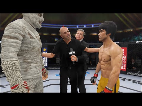Bruce Lee vs. Medieval Mummy - EA Sports UFC 4 - Epic Fights 🔥🐲